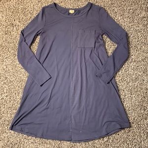 Gray Long sleeve dress